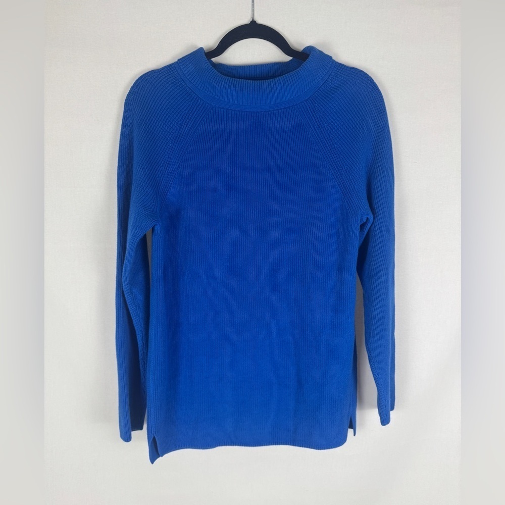 Blue Talbots Women's Long Sweater